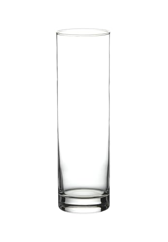 Pasabahce 43767 Flora, Glasvase, zylindrisch, 26,5 cm, Glas, durchsichtig, 26.5cm