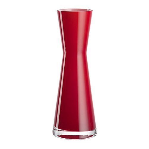 Leonardo Puccini Red Jarron – Vasen (rot, weiß, modern, innen, 64 mm, 64 mm)