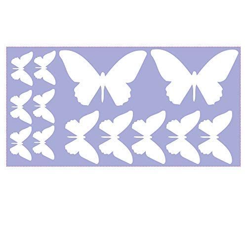 Wandtattoo Schmetterlinge 13 Aufkleber im Set / 30 Farben möglich