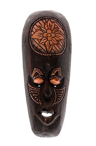 Ciffre 30cm Holz Maske Holzmaske Wandbehang Skulptur Figur Afrika Art Deko HM3000019